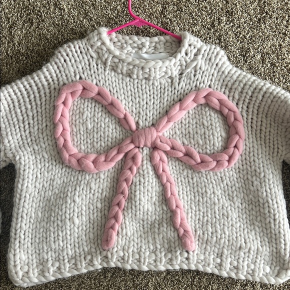 HOPE MACAULAY BELLA BOW CHUNKY KNIT SWEATER - Picture 7 of 10